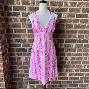 Lilly Pulitzer Dress 8 Candy Halter Summer White